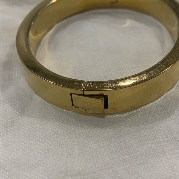 J. Crew Golden Hinged Bangle - Picture 6 of 9
